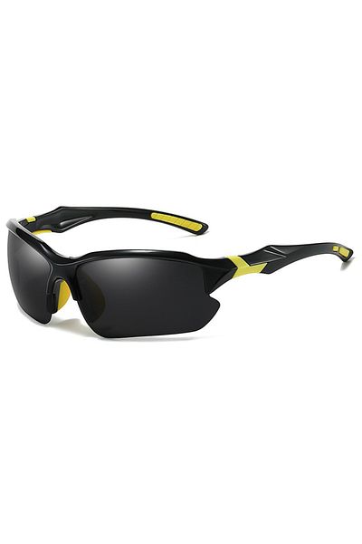 Choice Yellow Gray Polarized Hiking Fishing Camping Cycling Sunglasses Fashion UV400 Climbing Driving Golf