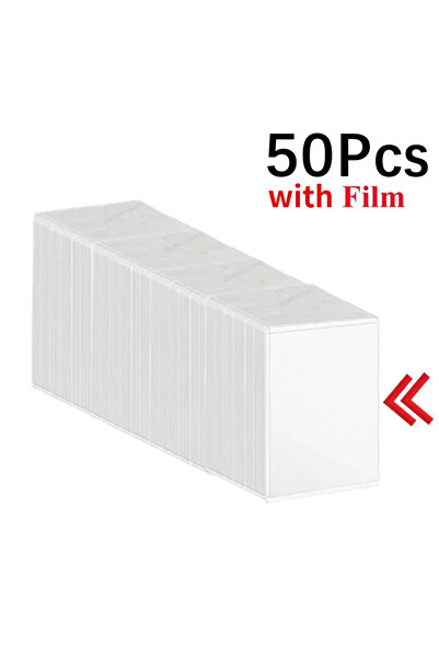 Choice B-50 قطعة (مع فيلم) 10/25/50/100 قطعة ألبوم صور شفاف غلاف بطاقة Kpop كوري مع واقي