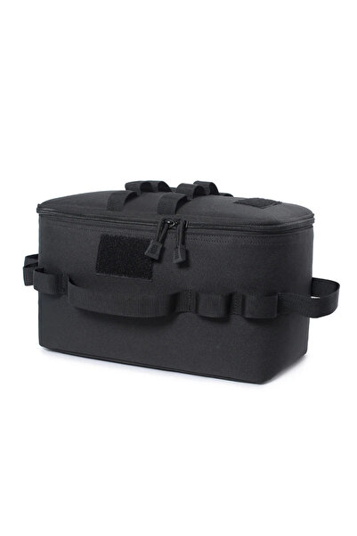 Choice حقيبة تخزين خزان الغاز للتخييم في الهواء الطلق باللون الأسود بسعة كبير...