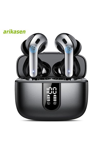 Choice Black B Wireless Bluetooth Earbuds Headphones 52 Hrs Playtime IPX7 Waterproof 4 Mic Call Noise Cance