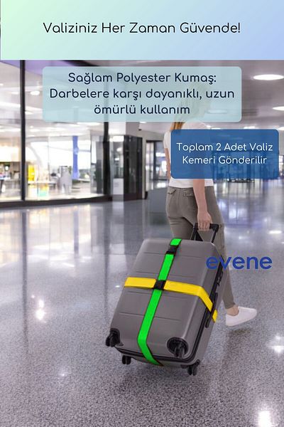 Evene Suitcase Belt Suitcase Belt Suitcase Lock Suitcase Lock Green Yellow Color