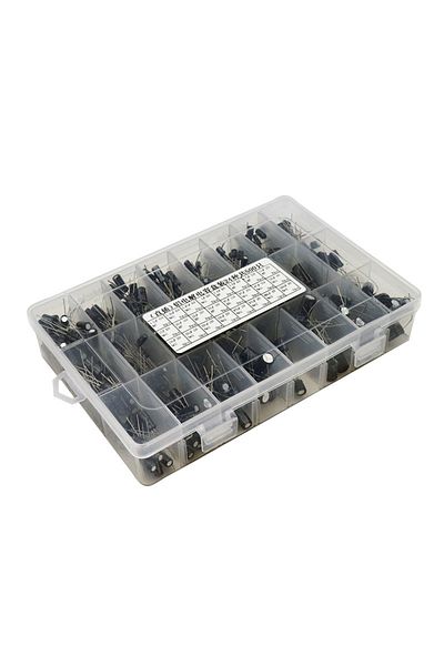 Si Tai&SH 500Pcs/lot 0.1UF-1000UF 24Values Aluminum Electrolytic Capacitors 10-50V mix Electrolytic capacit...