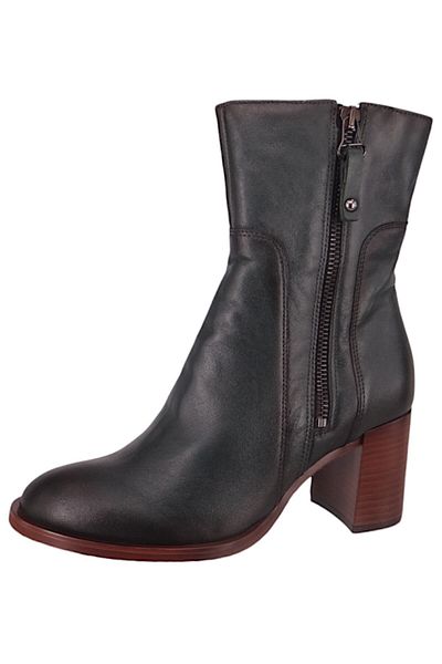 Mjus Damen Elegante Stiefelette Nitro P26208-101 Schwarz 6461 Leder