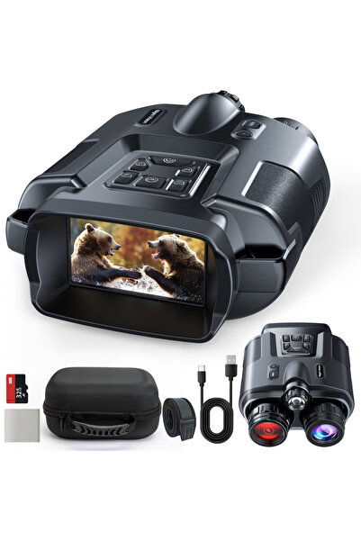 Choice منظار الرؤية الليلية 4K Z095 32GB 4K نظارات الرؤية الليلية بالأشعة تحت...