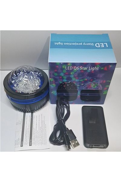 Choice Usb Plug Xkl-q6s 2024 New Vortex Star Projection Lamp Dynamic Remote Control Water Ripple Projection