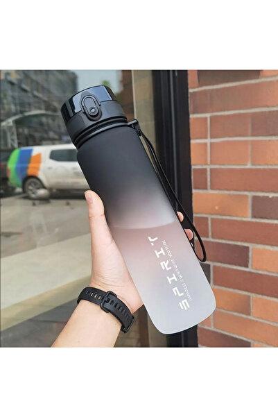 Choice زجاجة رياضية كبيرة الحجم مانعة للتسرب ومحمولة بسعة 1000 مل باللونين ال...