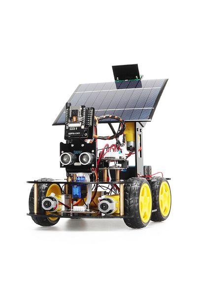 Choice ESP32 CAM Solar Programmable Robot Car Kit for Arduino Profesional ESP32 Cam Solar Tracking and Char