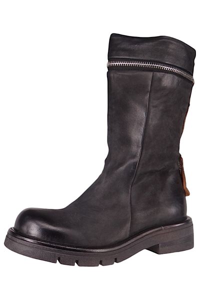 A.S.98 Damen Elegante Stiefelette RUBY B81203-101 Schwarz 6002 schwarz Leder