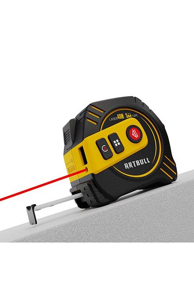 Choice laser 40m 5mTape 2in1 Multifunction Laser Rangefinder Rechargeable 80m 40m with 5m Tape LCD Display