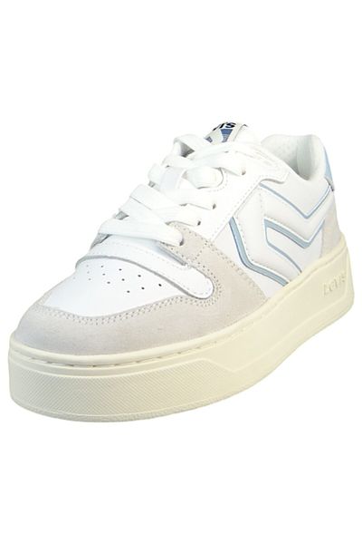 Levi's Damen Low Sneaker Glide L Low Top 235895-1619 Weiß 100 Off White Leder