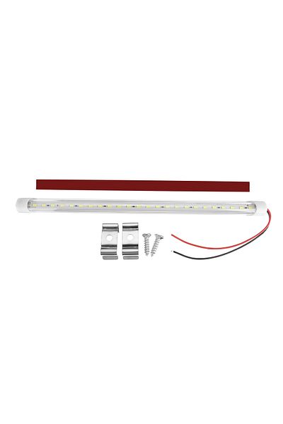 Choice شريط إضاءة داخلي للسيارة 12 فولت 1 قطعة 12 فولت LED أنبوب إضاءة أبيض ساطع لمفتاح RV Camper Boat Van Truck