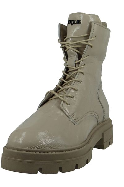 Mjus Damen Sportliche Stiefelette 8058 Beatrix M79258-0101 Creme 6477 Opale Leder