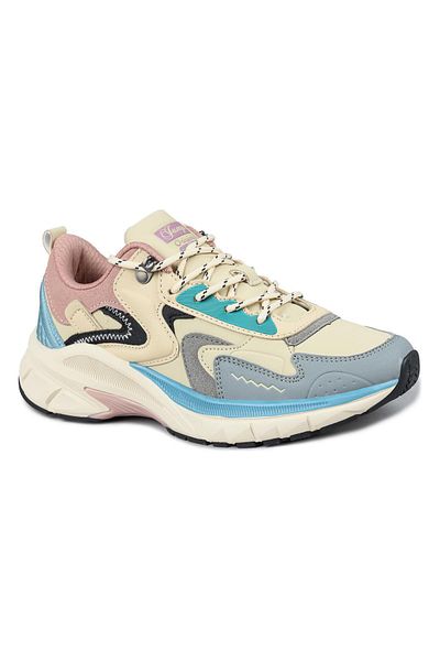 Jump 30866 Beige - Gray Women's Sneaker Casual Sneakers