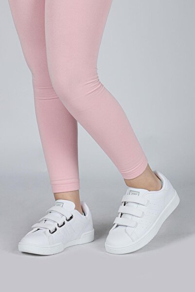 Jump 30110 White Velcro Unisex Kids Sneaker Casual Sneakers