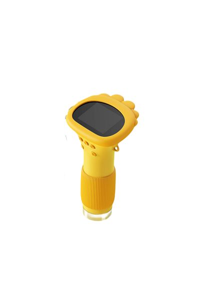 Choice 1000X Yellow With  Card Microscope for Kids Pocket Portable 2 Inch IPS Screen 1000X Handheld Digital