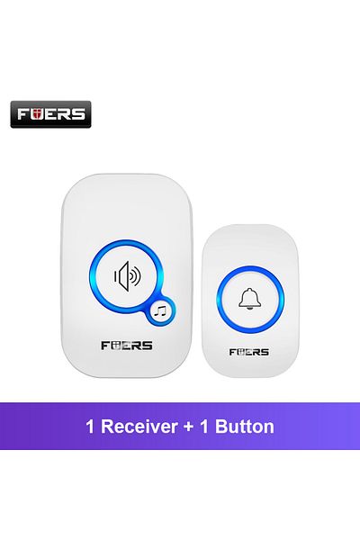 Choice Eu Plug White Color Kit 5 Fuers M557 Doorbell Waterproof Wireless Chime Home Doorbell Intelligent