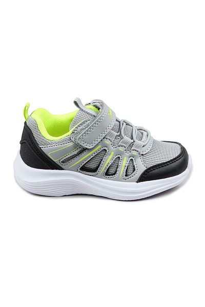 Jump 29183 Velcro Gray - Black Unisex Kids Sneaker Casual Sneakers