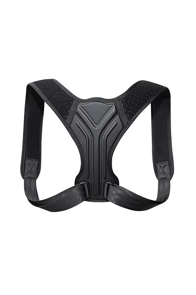 XQWOXQ L Black Back Posture Corrector Belt Brace Hunchback Corrector Adult Men and Women Sitting Posture Co