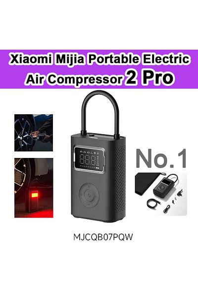 Xiaomi Mijia Air Pump 2 Pro Xiaomi Mijia Air Pump 2Pro Speed Boost Mini Portable Electric Air Compressor Tr