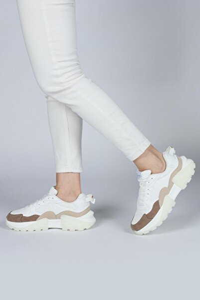 Jump 29780 alb - bej pantofi de damă pantofi sport