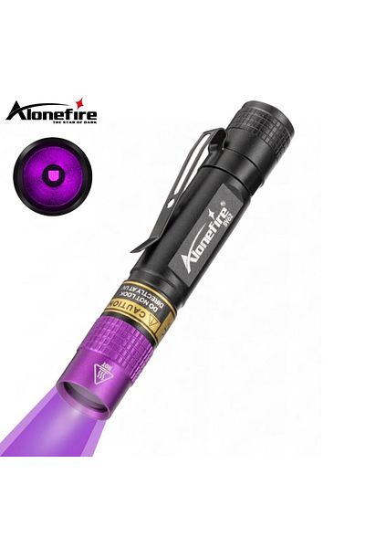 Choice AAA black SV62 3W UV 365nm LED Flashlight AAA Mini Pen Ultraviolet Torch Money Marker Ore Pet Urine