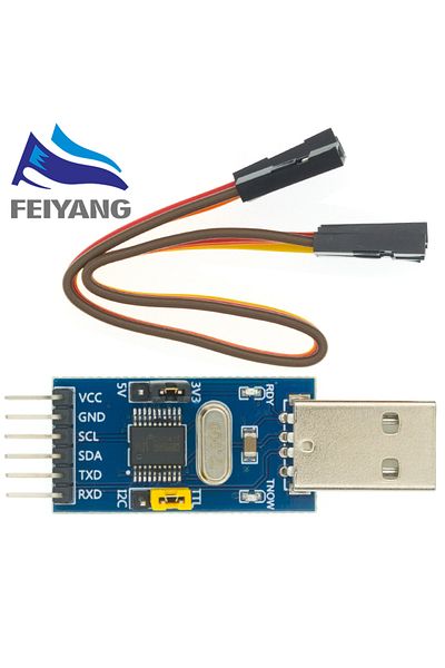 Choice Ch341t 2 In 1 Module 3.3v 5v Usb To I2c Iic Uart Usb To Ttl Single-chip Serial Port Downloader