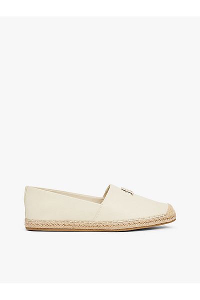 Tommy Hilfiger Th Logo Leather Espadrille