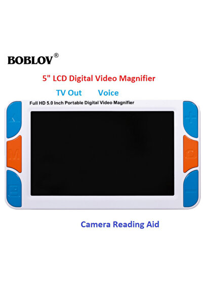 Choice 4X Eyoyo 5.0 بوصة LCD 3-48X مكبر رقمي محمول لوبا مساعد قراءة فيديو إلكتروني محمول مع