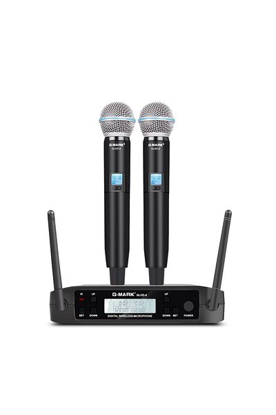 Choice GLXD4-EU plug Microphone Wireless G-MARK GLXD4 Professional UHF System Handheld Mic For Stage Speech