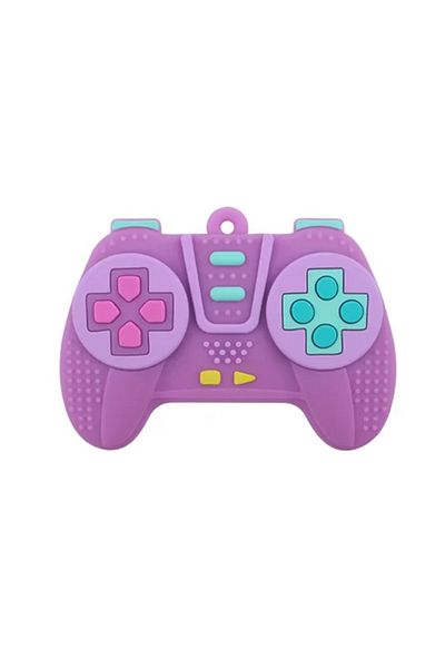 Choice Purple Gamepad Silicone Baby Teether Chew Toys Remote Control Remote Game Controller Shape for Roden