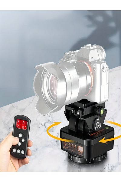 Choice Bundle 1 black ZIFON YT1000 Electronic Pan Tilt Head Panoramic Motorized Tripod Pan Tilt Head with S