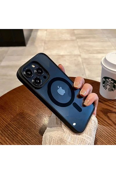 Choice جراب Black Match لهاتف iPhone 13 Pro Max (6.7 بوصة) شفاف فاخر لهاتف iPhone 15 14 13 12 Pro Max Plus مغناطيسي