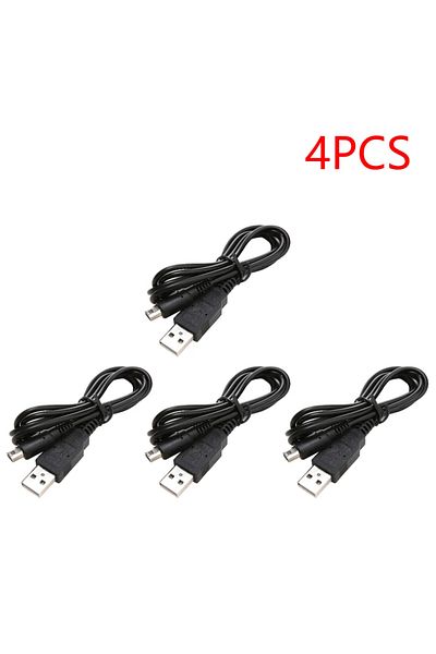 Shunmaii 4 pcs USB Charger Cable Charging Data SYNC Cord Wire For Nintendo DSi NDSI 3DS 2DS XL/LL New 3DSXL/3