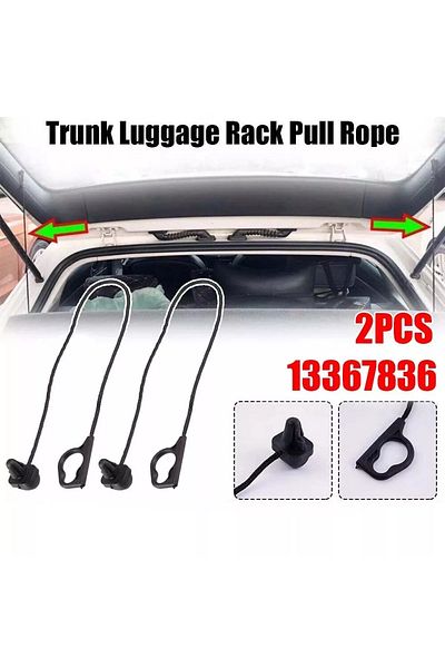 Choice 2xParcel Shelf String Cord Straps For Opel for Vauxhall Corsa D 5Door Hatchback 07-15 for Vauxhal...