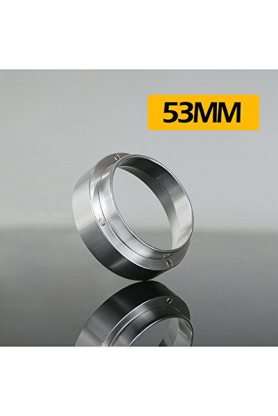 Choice1 حلقة قياس القهوة الفضية مقاس 53 مم مع قمع إسبرسو مغناطيسي ذكي 51 مم 5...