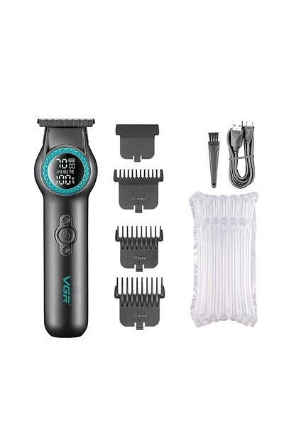 VGR black without box VGR Hair Trimmer Professional Barber Hair Cutting Machine 8000 RPM Hair Clipper Re