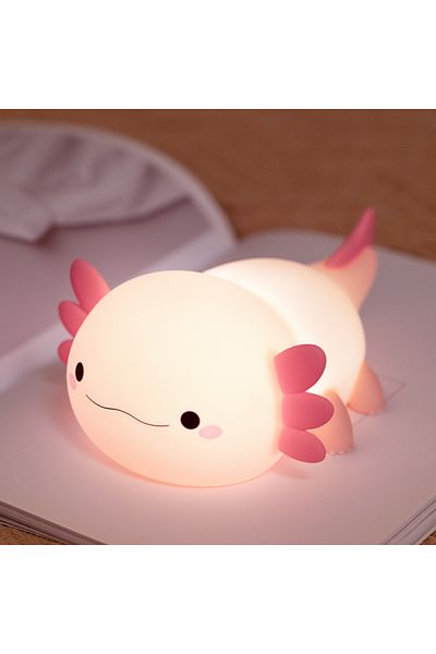 Choice Axolotl Night Light Axolotl Night Light For Kids 2 Brightness Silicone Nursery Sleeping Light Portab