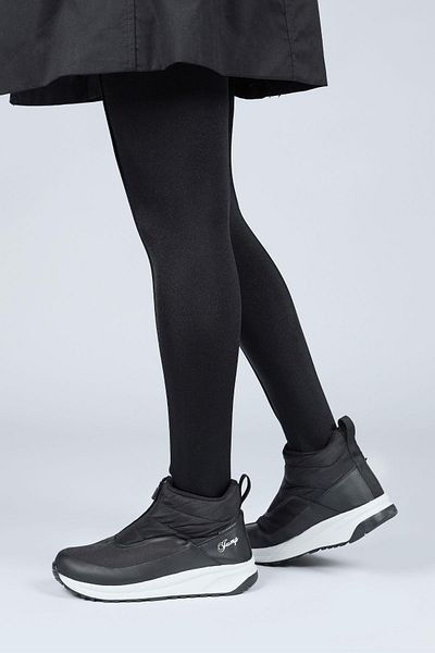 Jump 28795 Cizme impermeabile pentru femei negre cu fermoar