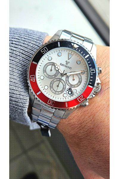 Raymond Rym-81030 Stainless Steel - 2 Years Warranty - Men's Wristwatch