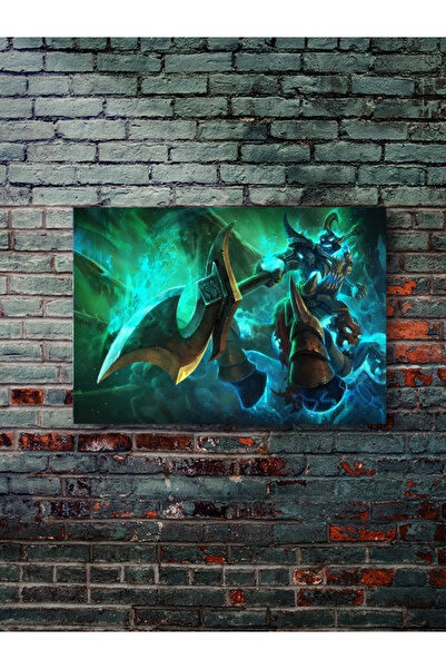 ZNC Hecarim - League Of Legends - Oyun Posterleri, Özel Tasarım Kağıt Poster