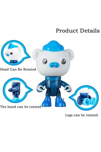 Choice The Octonauts toy set children's toys Barnacles Kwazii Peso Penguin Shellington Dashi Inkling ani...