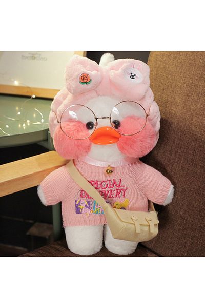Choice 100 white 30cm Cute Lalafanfan Yellow Cafe Ducks Stuffed Soft Toy Kawaii Soothing Toys Aminal Dolls