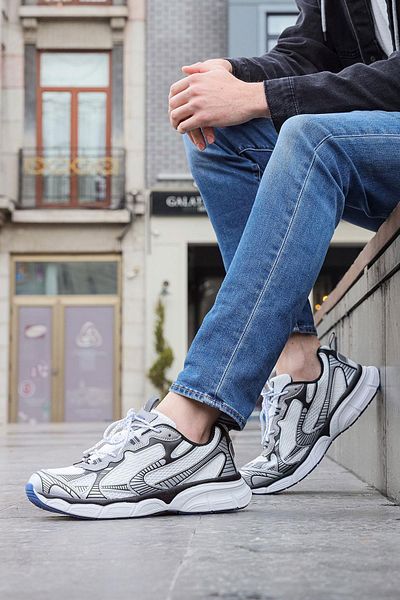 Jump 29550 Γκρι - Λευκό Ανδρικό Sneaker Casual Sneakers