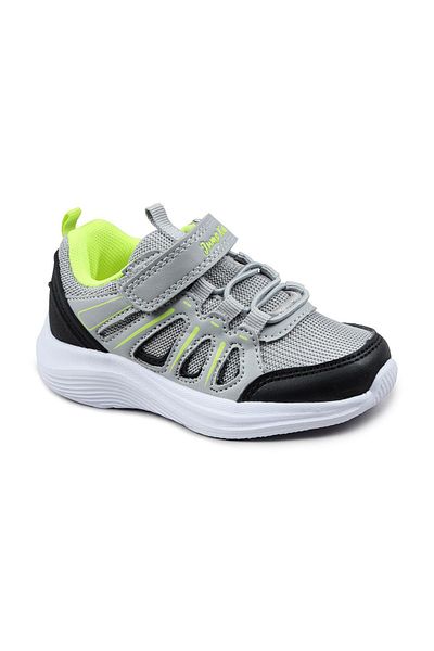 Jump 29183 Velcro Gray - Black Unisex Kids Sneaker Casual Sneakers