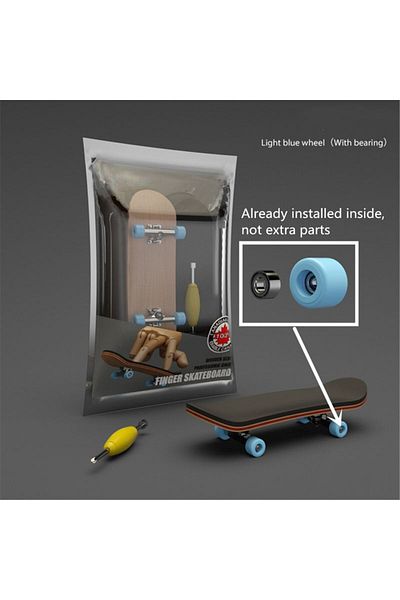 Choice 3-B Finger SkateBoard Wooden Fingerboard Toy Professional Stents Finger Skate Set Novelty Children C