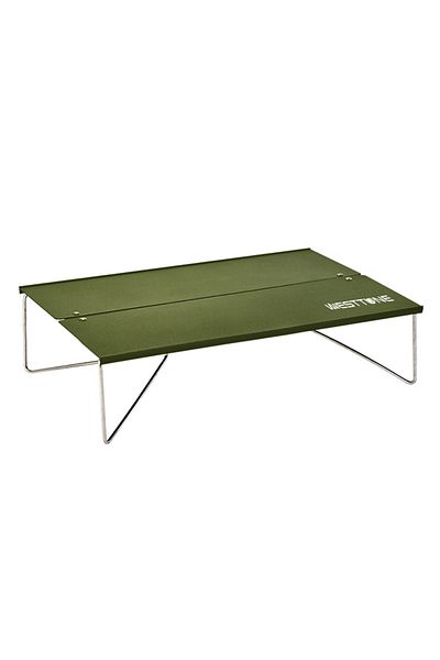 WEST TUNE Green Westtune Pop-up Outdoor Mini Portable Table Ultralight Aluminium Alloy Folding Coffee Table Fo