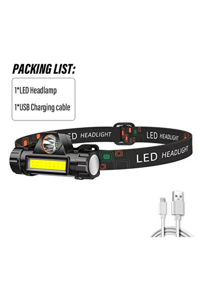 Choice 101 مصباح أمامي LED قابل لإعادة الشحن من COB لصيد الأسماك ومصباح أمامي...