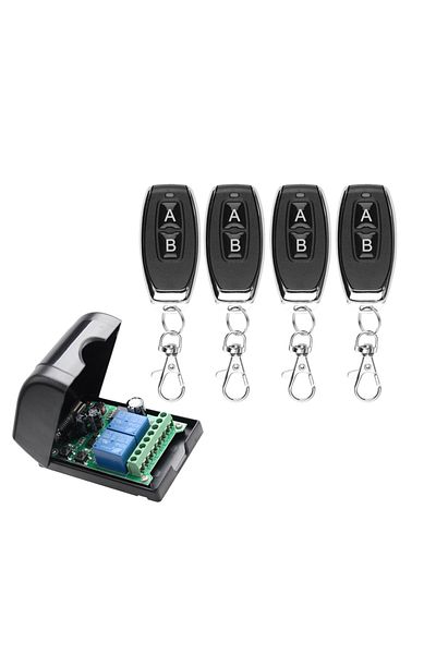 Choice 1 Receiver 4 Remote Dc 12v 24v 36v 48v Wireless Remote Control Switch 2 Ch 433mhz Transmitter With R