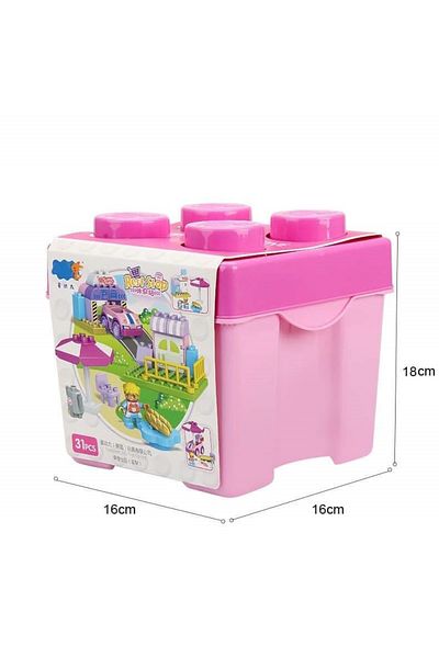 Salamandra Supermarket construction set, for children, 31 pieces, Salamandra Kids