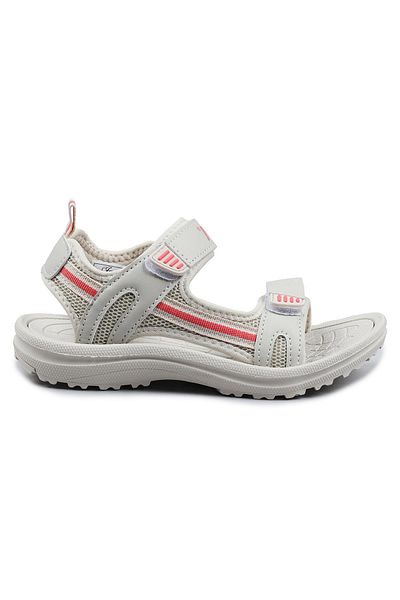 Jump 30068 Bej - Roz somon Sandale de zi cu velcro pentru fete